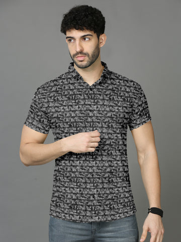 Black and white paisley Shirt