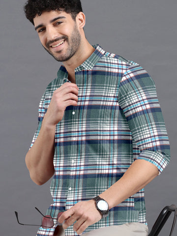 Refined Plaid Statement Shirt