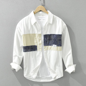 Monochrome Patchwork Horizon Shirt